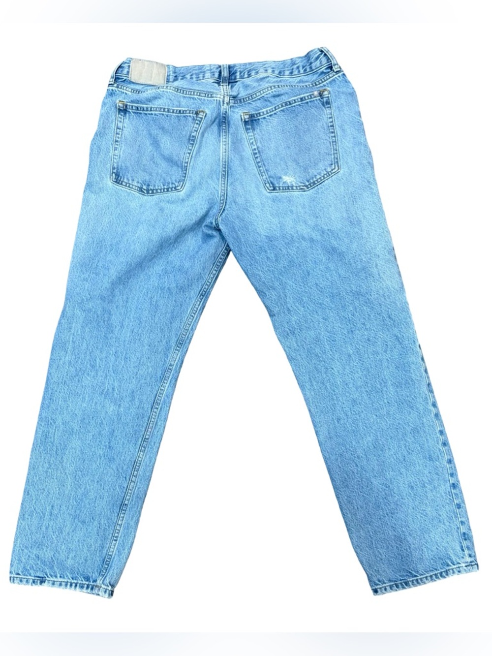 Everlane The Relaxed Straight Jean in Light Blue Size 29 with Distressing - Picture 2 of 5